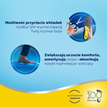 SCHOLL GELACTIV Wkładki do obuwia męskie - 2 szt. - obrazek 4 - Apteka internetowa Melissa