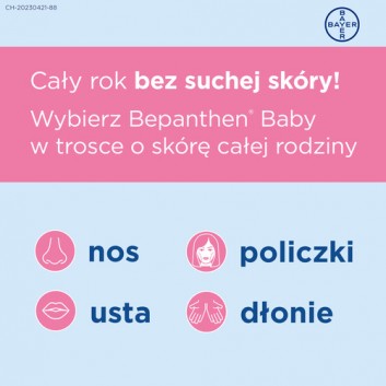 BEPANTHEN BABY, Maść ochronna przeciw odparzeniom pieluszkowym dla niemowląt, 100 g., cena, wskazania, opinie - obrazek 4 - Apteka internetowa Melissa