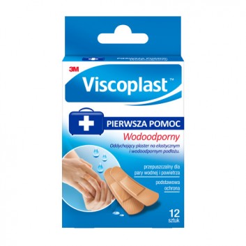 VISCOPLAST WODOODPORNY Plastry - 12 szt. - obrazek 1 - Apteka internetowa Melissa