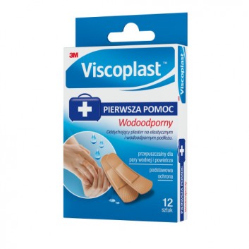 VISCOPLAST WODOODPORNY Plastry - 12 szt. - obrazek 2 - Apteka internetowa Melissa