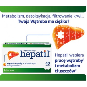 Hepatil, tabletki, 40 sztuk - obrazek 3