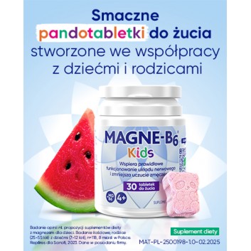 Magne B6 Kids, tabletki do żucia, 30 sztuk - obrazek 3