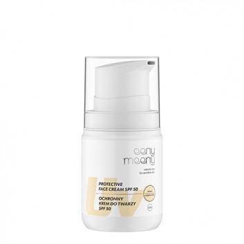 Eeny Meeny, Ochronny krem do twarzy UVA UVB SPF 50+ z pigmentem, 50 ml