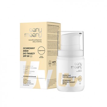 Eeny Meeny, Ochronny krem do twarzy UVA UVB SPF 50+ z pigmentem, 50 ml - obrazek 2