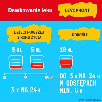 Levopront 60 mg/10 ml, syrop na suchy kaszel, 120 ml  - obrazek 5 - Apteka internetowa Melissa