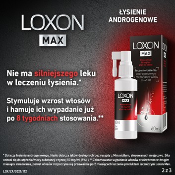 Loxon Max (Loxon 5%), 50 mg/ml, płyn na skórę, 60 ml - obrazek 4