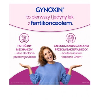 Gynoxin Uno 600 mg, na mieszane i grzybicze infekcje intymne, 1 kaps. dopochwowa miękka, cena, opinie, wskazania - obrazek 5 - Apteka internetowa Melissa