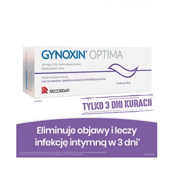 Gynoxin 20 mg/g (2%), na mieszane i grzybicze infekcje intymne, krem dopochwowy, 30 g, cena, opinie, stosowanie - obrazek 2