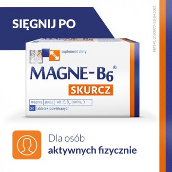 MAGNE-B6 SKURCZ - 30 szt. Magnez, witamina D w tabletkach. - obrazek 3 - Apteka internetowa Melissa
