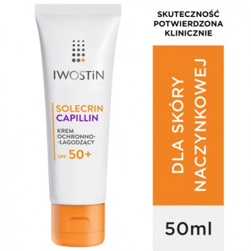 IWOSTIN SOLECRIN CAPILLIN Krem ochronny do skóry naczynkowej SPF50+ - 50 ml - obrazek 1 - Apteka internetowa Melissa