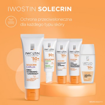 IWOSTIN SOLECRIN CAPILLIN Krem ochronny do skóry naczynkowej SPF50+ - 50 ml - obrazek 6 - Apteka internetowa Melissa