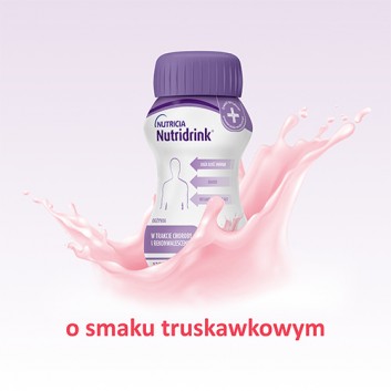Nutridrink, smak truskawkowy, płyn, 4 x 125 ml - obrazek 2