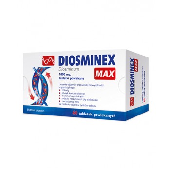 Diosminex Max - 60 tabl. - obrazek 1 - Apteka internetowa Melissa