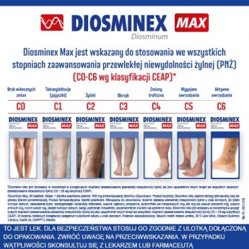 Diosminex Max - 60 tabl. - obrazek 4 - Apteka internetowa Melissa