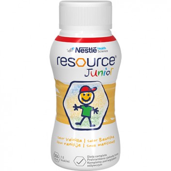 RESOURCE JUNIOR Smak waniliowy - 4 x 200 ml Preparat odżywczy - cena, opinie, stosowanie - obrazek 3