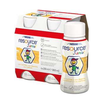 RESOURCE JUNIOR Smak waniliowy - 4 x 200 ml Preparat odżywczy - cena, opinie, stosowanie - obrazek 2