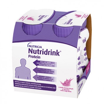 Nutridrink Protein, napój o smaku owoców leśnych, 4 x 125 ml