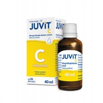 Juvit C, 100 mg/ml, krople doustne, 40 ml - obrazek 2