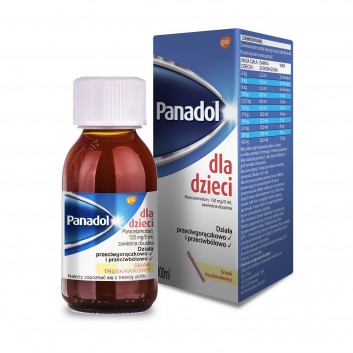 PANADOL DLA DZIECI, na różne rodzaje bólu, 100 ml, cena, wskazania, właściwości - obrazek 2 - Apteka internetowa Melissa