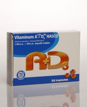  VITAMINUM A + D3 - 50 kaps. - Apteka internetowa Melissa  