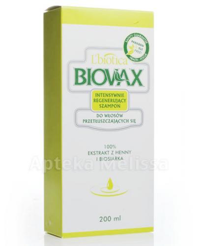 BIOVAX DO WŁOSÓW PRZETŁUSZCZAJĄCYCH SIĘ Intensywnie regenerujący szampon - 200 ml - Apteka internetowa Melissa