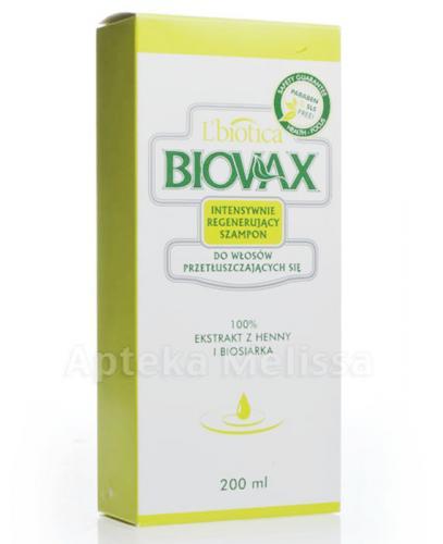  BIOVAX DO WŁOSÓW PRZETŁUSZCZAJĄCYCH SIĘ Intensywnie regenerujący szampon - 200 ml - Apteka internetowa Melissa  