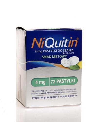 NIQUITIN 4 mg - 72 past. - Apteka internetowa Melissa