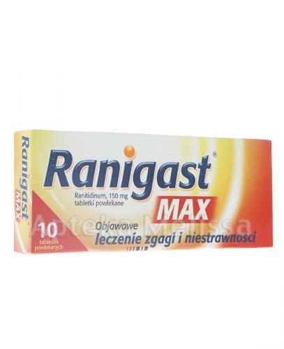 RANIGAST MAX 150 mg - 10 tabl. - Apteka internetowa Melissa