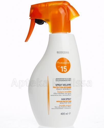 BIODERMA PHOTODERM SPF15 Spray - 400 ml - Apteka internetowa Melissa