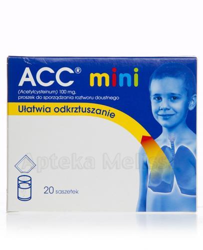 ACC MINI 100 mg - 20 sasz. - Apteka internetowa Melissa
