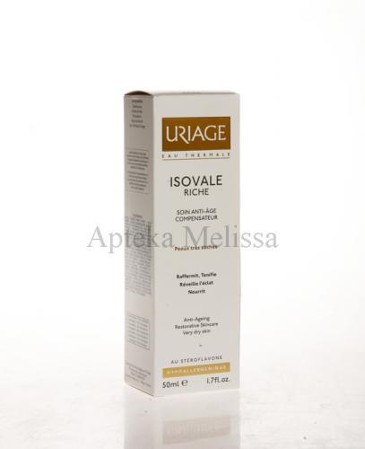 URIAGE ISOVALE RICHE Krem poprawiający owal twarzy do skóry suchej - 50 ml - Apteka internetowa Melissa