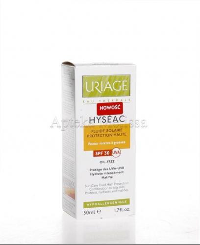  URIAGE HYSEAC Fluid przeciwsłoneczny dla skóry trądzikowej SPF 30 - 50 ml - Apteka internetowa Melissa  