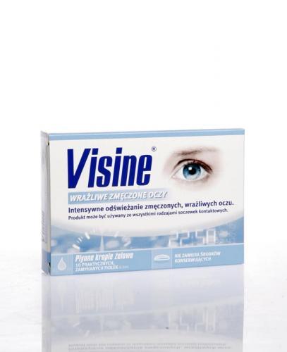 VISINE WRAŻLIWE, ZMĘCZONE OCZY Płynne żelowe krople - 10 x 0,5 ml - Apteka internetowa Melissa