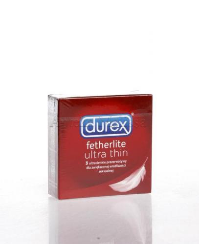 DUREX FETHERLITE ULTRA THIN Prezerwatywy ultracienkie - 3 szt. - Apteka internetowa Melissa