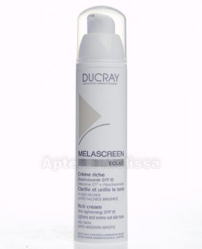 DUCRAY MELASCREEN SPF 15 Krem rozjaśniający riche - 40 ml - Apteka internetowa Melissa