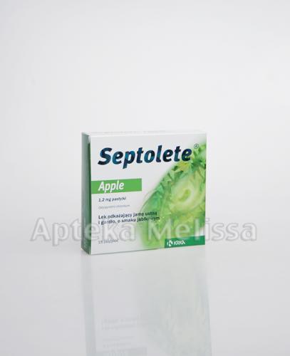 SEPTOLETE APPLE - 18 past. - Apteka internetowa Melissa