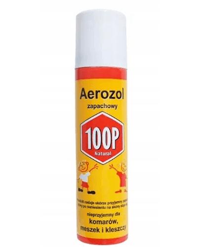  100P NATURAL Aerozol przeciw komarom, meszkom i kleszczom - 75 ml Data ważności 2021.07.30 - Apteka internetowa Melissa  