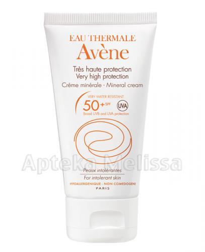 AVENE Krem mineralny z bardzo wysoką ochroną przeciwsłoneczną SPF50+ - 50 ml - Apteka internetowa Melissa