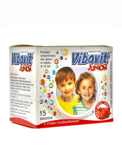 VIBOVIT JUNIOR Truskawkowy - 15 sasz. - Apteka internetowa Melissa