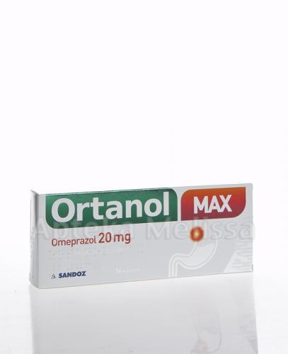  ORTANOL MAX Omeprazol 20 mg, 14 kaps. Na zgagę, cena, opinie, wskazania - Apteka internetowa Melissa  
