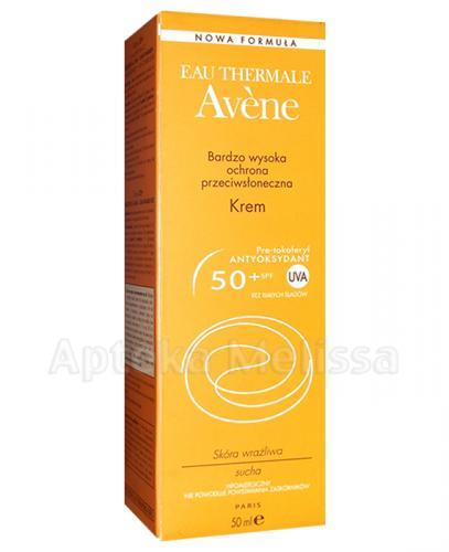 AVENE Krem z bardzo wysoką ochroną przeciwsłoneczną SPF50 - 50 ml - Apteka internetowa Melissa