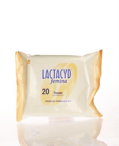 LACTACYD FEMINA Chusteczki - 20 szt. - Apteka internetowa Melissa