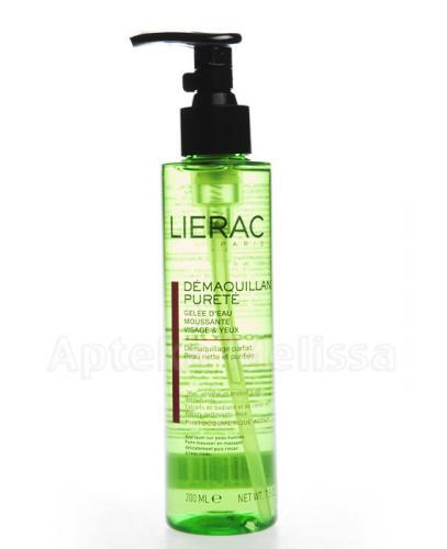 LIERAC DEMAQUILLANT PURETE Wodny żel oczyszczający twarz i oczy - 200 ml - Apteka internetowa Melissa