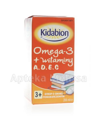 KIDABION Omega-3 pomarańczowym - 200 ml - Apteka internetowa Melissa