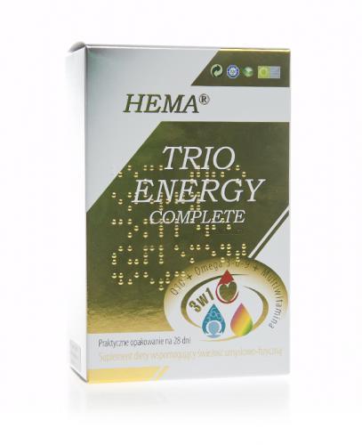 TRIO ENERGY COMPLETE HEMA Q10 + OMEGA 3-6-9 + MULTIWITAMINA - kuracja 28 dni - Apteka internetowa Melissa