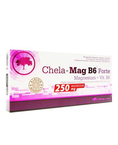  OLIMP CHELA MAG B6 FORTE - 60 kaps. Suplement z magnezem - opinie, stosowanie, ulotka - Apteka internetowa Melissa  