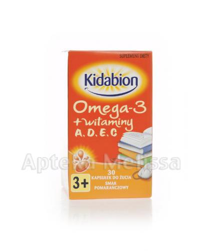 KIDABION Omega-3 o smaku pomarańczowym - 30 kaps. - Apteka internetowa Melissa