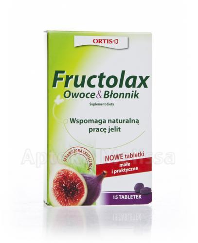 FRUCTOLAX Owoce & Błonnik - 15 tabl. - Apteka internetowa Melissa