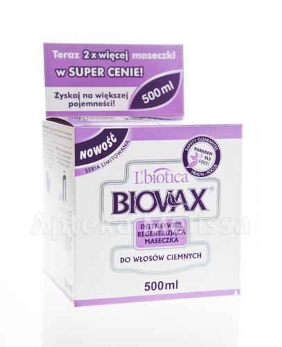 BIOVAX DO WŁOSÓW CIEMNYCH Intensywnie regenerująca maseczka - 500 ml - Apteka internetowa Melissa