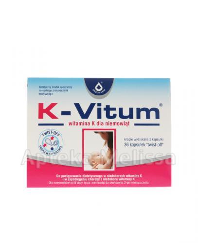 K-VITUM Witamina K dla niemowląt twist-off - 36 kaps. - Apteka internetowa Melissa